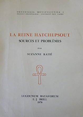 La reine hatchepsout   sources et problemes. - Re solutions manual to introduction quantum mechanics.