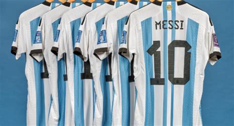 La subasta de 6 camisetas que Messi usó en el Mundial de 2022 podría superar el récord de US$ 10 millones