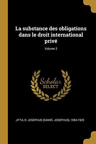La substance des obligations dans le droit international privé. - Study guide for intorduction to psychology by dennis coon.