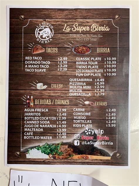 La super birria. Nov 8, 2023 · This story was updated to reflect how La Vaca Birria heats up tortillas. Reach Cesar Hernandez: cesar.hernandez@sfchronicle.com; Twitter: @cesarischafa Nov 8, 2023 | Updated Nov 15, 2023 8:54 a.m. 