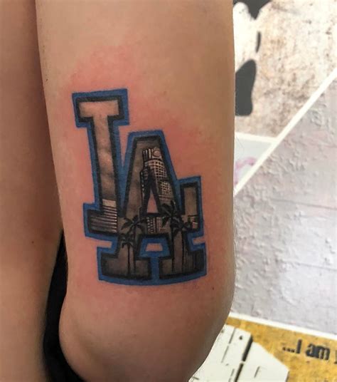 La tattoo. Mar 30, 2019 - Discover one of America's oldest baseball teams with the top 60 best Los Angeles Dodgers tattoos for men. Explore cool MLB and baseball themed ink ideas. 