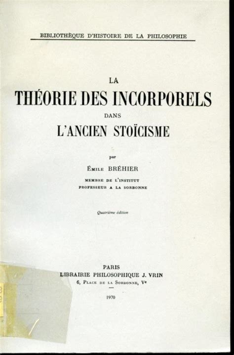 La théorie des incorporels dans l'ancien stoicisme. - Dungeons and dragons 4th edition player39s handbook 3.