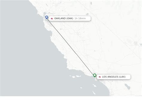 What is the cheapest flight from Los Angeles to Oakland, California? In the last 3 days, the lowest price for a flight from Los Angeles to Oakland, California was $24 for a one-way ticket and $55 for a round-trip. Do I need a passport to fly between Los Angeles and Oakland? A passport is not required to fly from Los Angeles to Oakland..