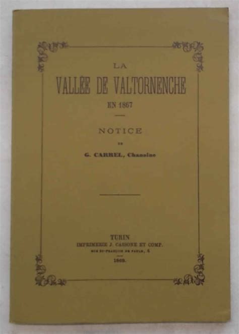 La vallée de valtornenche en 1867. - Insider-leitfaden zu yellowstone grand teton von brian hurlbut.