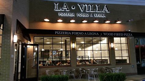 La villa pizzeria. 8.00. Made of fresh sauteed vegetables, wild italian rice and chunks of fresh breast of chicken. Insalate. add grilled herb or fried chicken or nature veal to any salad additional for $7. add grilled or fried gulf shrimp (4) additional for $10. La Villa House Salad. 12.50. 