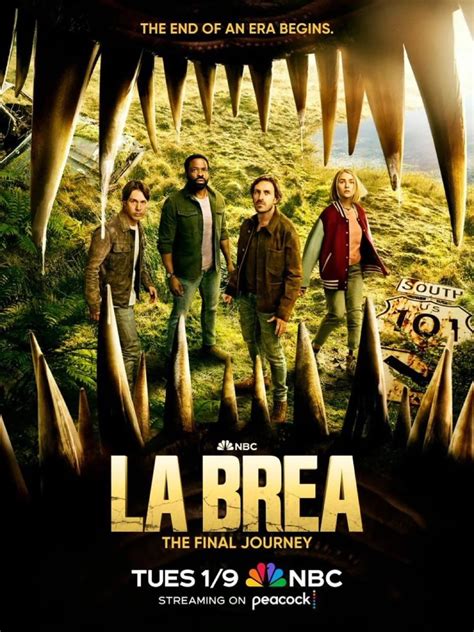 La.brea season 3. La Brea. Season 3. Season 1; Season 2; Season 3; The epic adventure continues… 10,000 years from home. After a catastrophic sinkhole pulls people into a primeval past, the survivors have no choice but to explore the deepest mysteries of the prehistoric world together in the hope of escaping. The Harris family must brave the elements and ... 