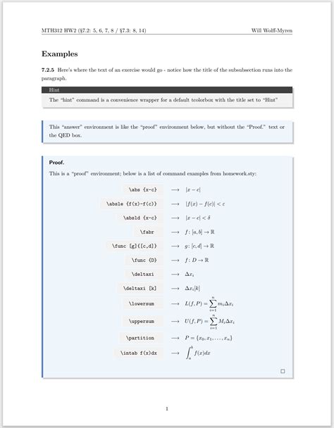 LaTeX Template for Homework Assignments Computing Technology
