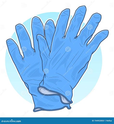 Lab Gloves Drawing