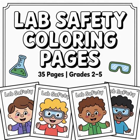 Lab Safety Coloring Shee