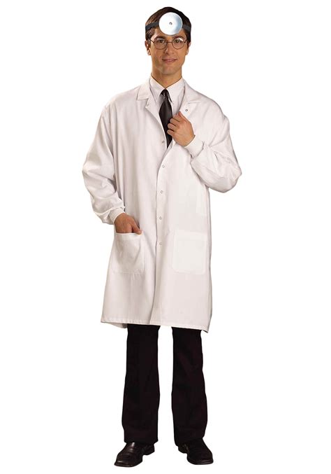 Lab coat costume near me. Quick Overview. White Lab Coat. Two side pockets and chest pocket. 80% polyester, 20% cotton. Dome fasteners for quick coat removal. Cuff studs to protect sleeves from Bunsen burners. 