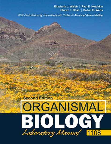 Lab manual for organismal and environmental biology. - Absolutely organized a mom s guide to a no stress.
