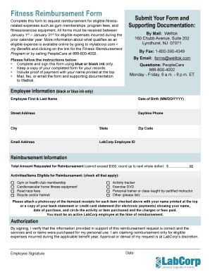 Labcorp fitness reimbursement. Compensation Grade: LabCorp is seeking a Lab Assistant to join our team in Burlington, NC. This role works in a high volume, production based environment performing a vital component of clinical lab science. The schedule for this position will be First Shift: Tuesday-Saturday, 7:00am to 3:30pm. Job Duties/Responsibilities: 