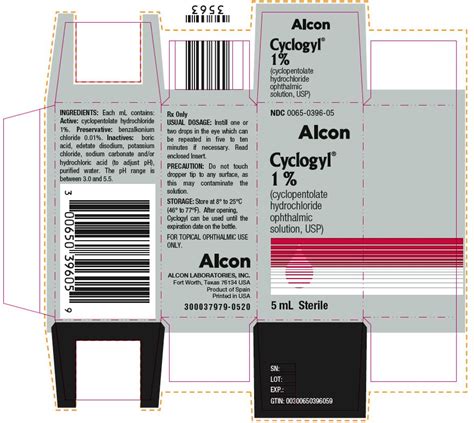 Label: CYCLOGYL- cyclopentolate hydrochloride solution/ …