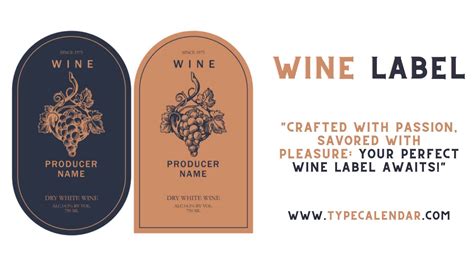 Label Design Template