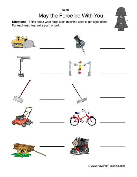Labeling Force and Motion Worksheet Have Fun Teaching Force and motion, Have fun teaching