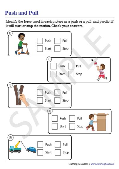 Labeling Force and Motion Worksheet by Teach Simple