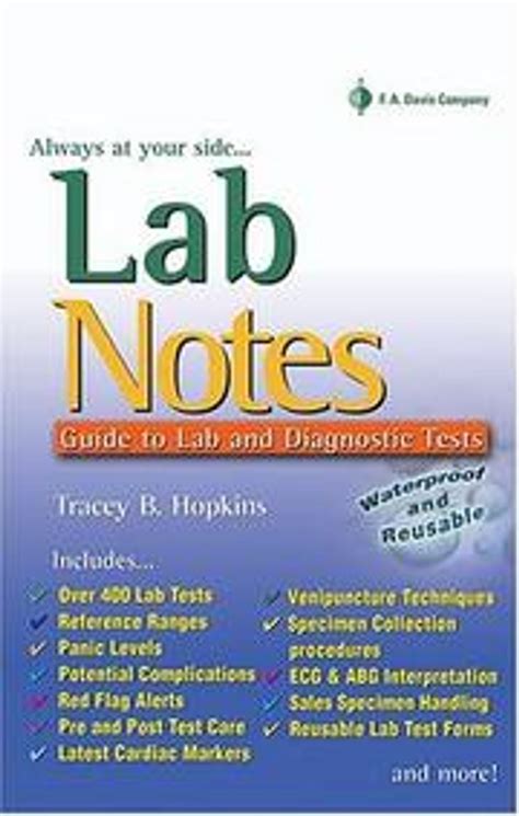 Read Online Labnotes Nurses Guide To Lab  Diagnostic Tests By Tracey Hopkins