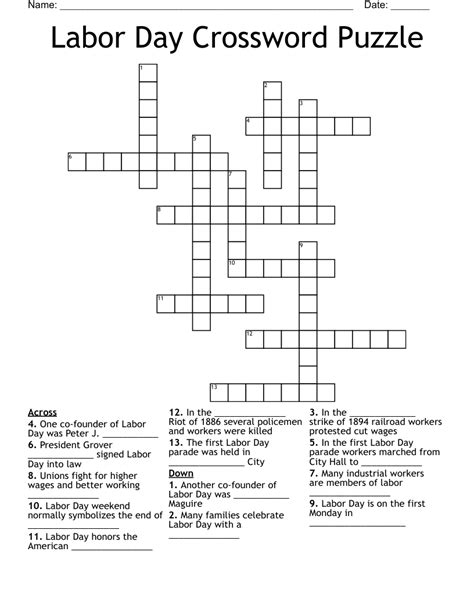LABOR - Crossword Clues. Search through millions of crossword puzzle answers to find crossword clues with the answer LABOR. Type the crossword puzzle answer, not the clue, below. Optionally, type any part of the clue in the "Contains" box. Click on clues to find other crossword answers with the same clue or find answers for the One of the ... .