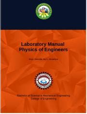 Laboratory To Welcome Engineers Manual For Physics