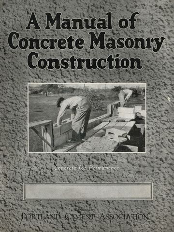 Laboratory and exercise manual on concrete construction by portland cement association. - Cómo desaparecer la desaparición de forma fácil.
