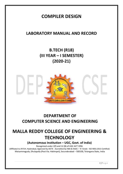 Laboratory manual for compiler design h sc. - Tiller s guide to indian country economic profiles of american.