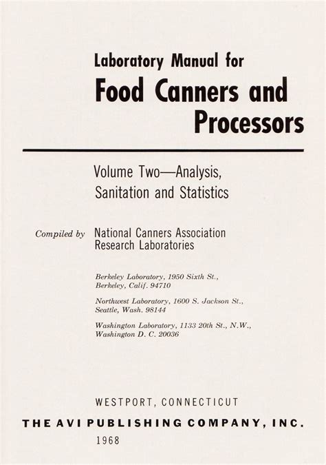 Laboratory manual for food canners and processors. - Cooper form 6 electronic recloser manual.
