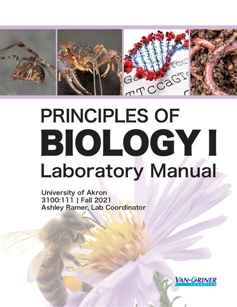 Laboratory manual for principles of biology 1 general biology 7th edition. - Product and process design principles solutions manual.