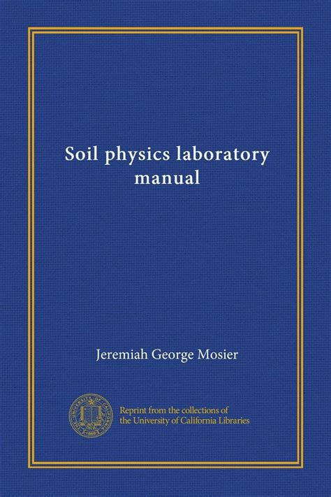 Laboratory manual for soil physics by jeremiah george mosier. - Sanborn magna force 2hp air compressor manual.