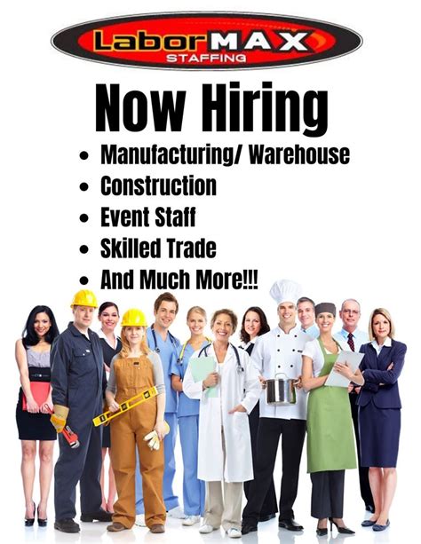 341 job openings. LaborMAX Staffing. Salaries. Average LaborMAX Staffing hourly pay ranges from approximately $13.20 per hour for Laundry Attendant to $26.46 per hour for Business Administrator. The average LaborMAX Staffing salary ranges from approximately $32,715 per year for Recruiter to $136,536 per year for Director of Procurement.. 