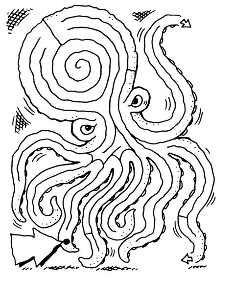 Labyrinth Coloring Pages Coloring Home