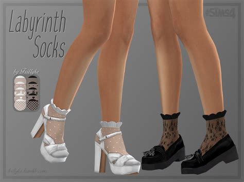 Labyrinth Socks by Trillyke at TSR » Sims 4 Updates