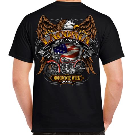 Laconia bike week shirts. 2024 Laconia Motorcycle week 101st Anniversary Official Event Apparel. Sizes small - 6XL Available also Big & Tall Sizes available, Annual Laconia Motorcycle Week T-shirts, Long Sleeves, & Zip-up Hoodies and more 2024 Laconia Motorcycle Week Merchandise. 2024 Laconia Motorcycle Week Weirs Beach New Hampshire Official Novelty & Product … 