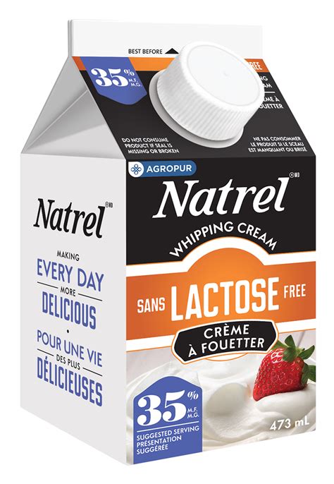 Lactose free cream. The main difference between the two is that lactose-free products can be made from real dairy milk while dairy-free products are made from plant sources such as nuts and grains. While all dairy-free products are lactose-free, not all lactose-free products are dairy-free. Examples of our lactose-free dairy products include LACTAID ® milk and ... 