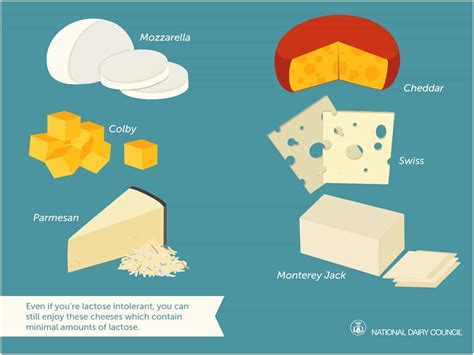Lactose in cheese. Parmesan is a low lactose cheese that’s high in calcium and phosphorus, which may promote bone health. 7. Swiss. Share on Pinterest Image credit: Sunny Forest/Adobe Stock. 