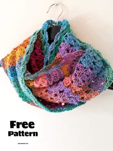 Lacy infinity scarf crochet pattern. 50 Digital Download Check out our lace croche...