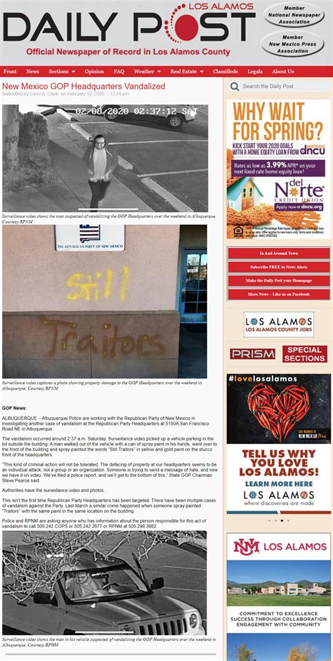 Ladailypost - Ladailypost.com is a local news website that covers various topics related to people and community in Los Alamos County, such as sports, culture, education, and outdoor adventures. Read the latest stories about daily postcards, county news, sports news, PEEC camps, and more. 