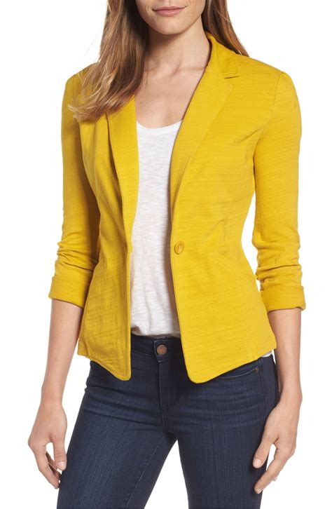 Ladies petite blazers. New Markdown. Calvin Klein. Petite Ruched-Sleeve One-Button Blazer. $149.00. Now $89.40. Showing All 32 Items. Shop our great selection of Petite Blazers for Women on Clearance at Macy's! Free shipping available or order online and pick up in store! 