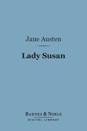 Lady Susan Barnes Noble Digital Library