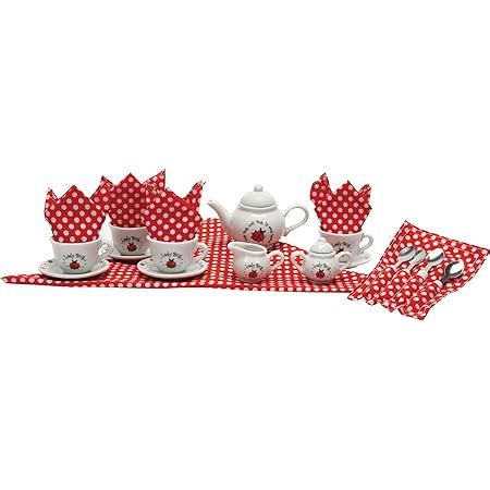 Ladybug Tea Set Basket : Amazon.in: Home & Kitchen