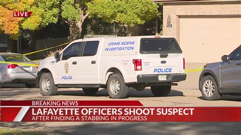 Lafayette Police shoot suspect reportedly stabbing father with knives