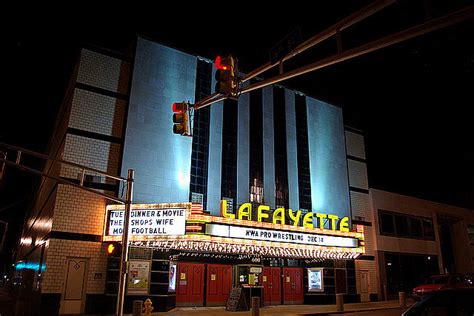 Lafayette cinema. Additional Info. Operated by: GQT Movies. Functions: Movies (First Run) Previous Names: Eastside 9. Phone Numbers: Box Office: 765.449.7469. Built on the site of the East Side Drive-In, this Goodrich Quality Theater opened March 23, 1990. On June 14, 2019 it was renamed Eastside 10 IMAX. It was closed on March 16, 2020 due to the Covid-19 … 