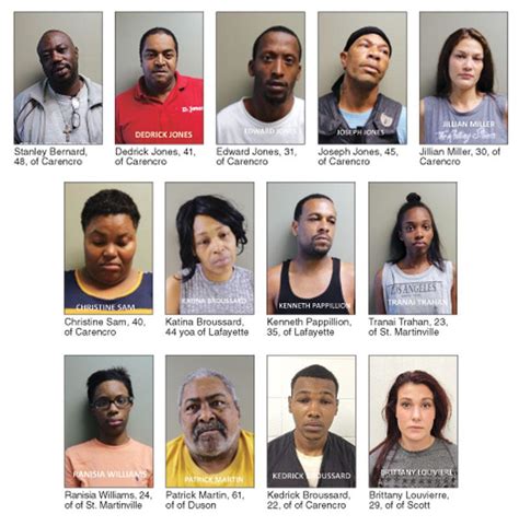 Lafayette parish arrests mugshots. Lafayette Parish Jail Inmate Lookup. The Lafayette Parish Jail, situated in Louisiana, serves as a correctional facility to confine individuals arrested or sentenced in Lafayette Parish. It operates under the jurisdiction of the Lafayette Parish Sheriff's Office, ensuring safety, security, and adherence to state guidelines. 