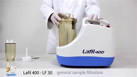 Lafil 400 Vacuum Filtration System - YouTube