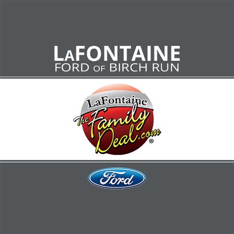 Lafontaine birch run. Research the 2020 Ford Transit Connect XLT in Birch Run, MI at LaFontaine Ford Birch Run. View pictures, specs, and pricing on our huge selection of vehicles. NM0LE7F26L1477737. LaFontaine Ford Birch Run; Sales 833-941-0291; Service 833-941-0292; Parts 833-941-0290; 11661 North Beyer Road Birch Run, MI 48415; 