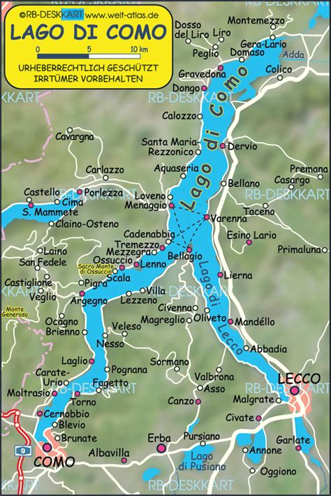 Lago di como mappa {retfx}