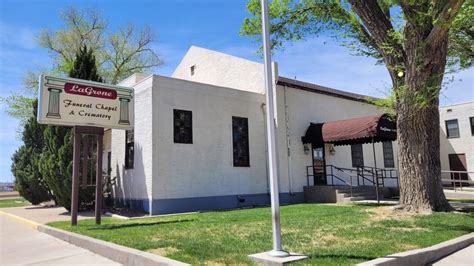 Lagrone funeral home in roswell. Visit our funeral home directory for more local information, ... LaGrone Funeral Chapel & Crematory - Roswell. 900 South Main Street, Roswell, NM 88203. Call: (505) 623-2323. 