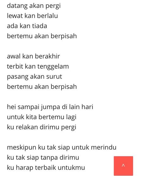 Lagu Sampai Jumpa - BELAJAR