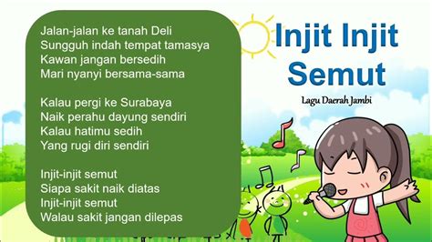 Lagu daerah jambi "injit-injit semut" - YouTube