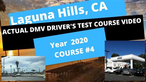 The road test will be around the area where the DMV is located. For example, you could make your appointment at the Laguna Hills DMV. The Laguna Hills DMV is one of the closest options for Irvine residents. Your test will be around the Laguna Hills area. But you could also make your appointment in Santa Ana, Costa Mesa, or anywhere in California.