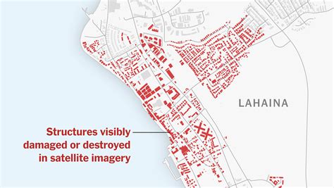 Lahaina fire map before and after.  The second in a series of three reports commission...